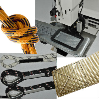 Machine a coudre sangle, harnais, drisses