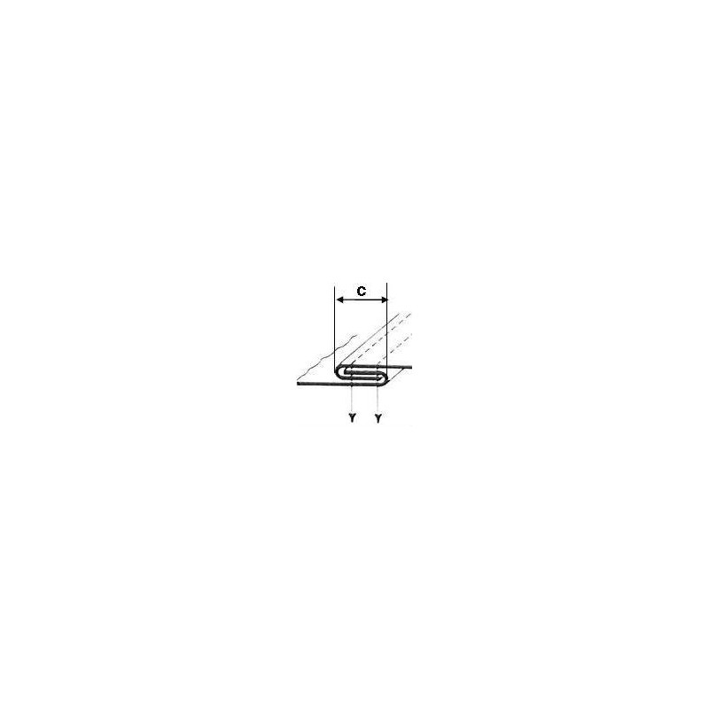 Guide double rabatteur sur mesure
