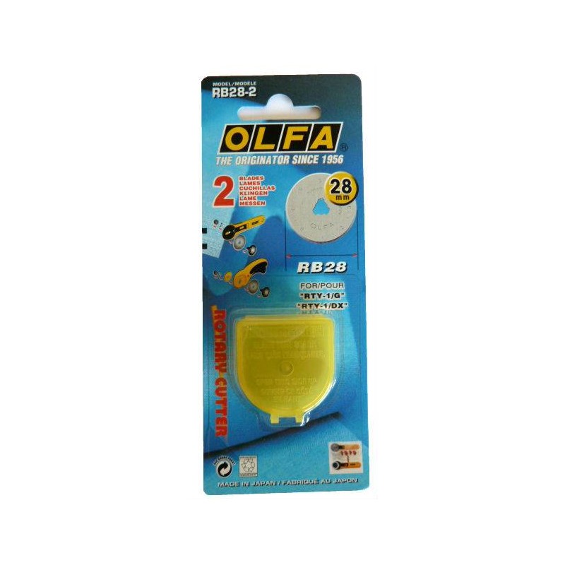 Lames circulaire 28 mm pour cutter OLFA