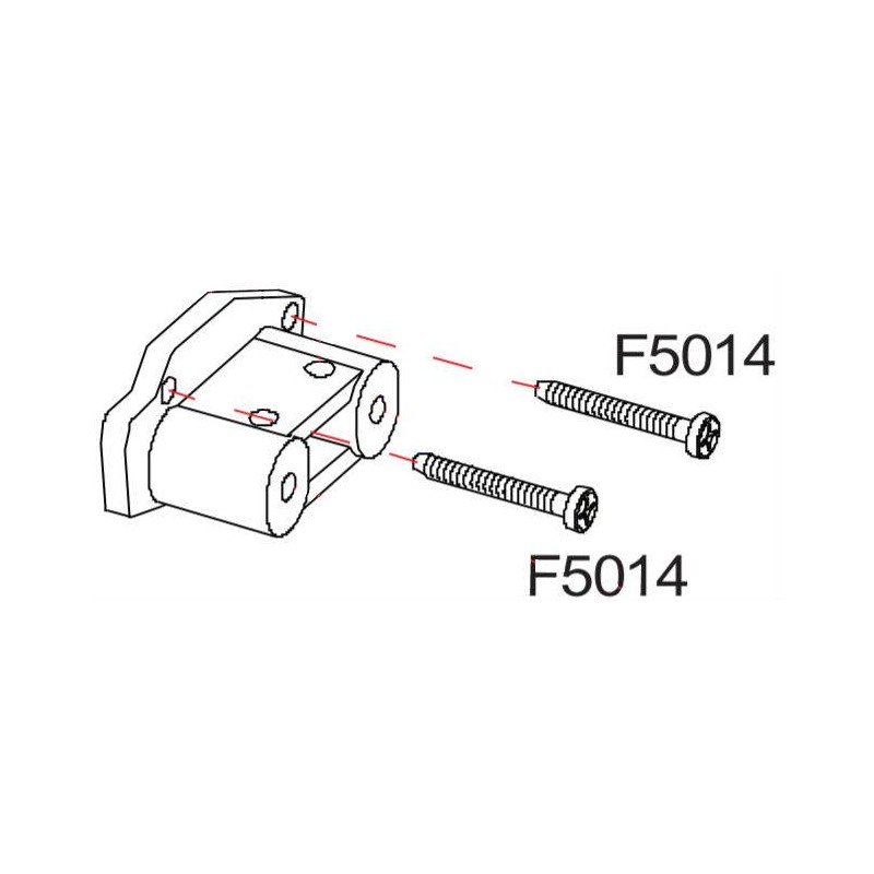 Vis support interrupteur RASOR F5014