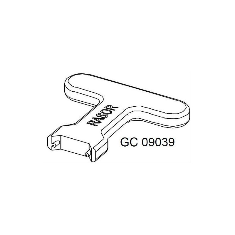 Clé démontage lame GREENCUTTER RASOR GC09039
