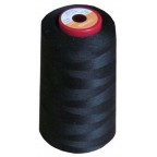 Cône de fil à coudre polyester 5000m noir