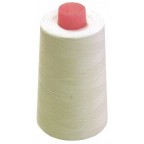 Cône de fil à coudre polyester 4500m écru