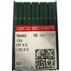 Aiguilles industrielles Groz-Beckert 134 SD tous diamètres (X10 aiguilles)