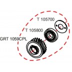 Pignon complet RASOR GRT1059CPL