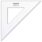 Equerre plexi transparente 31cm 45° STAEDTLER