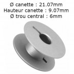 Canette aluminium standard juki/brother/mitsubishi