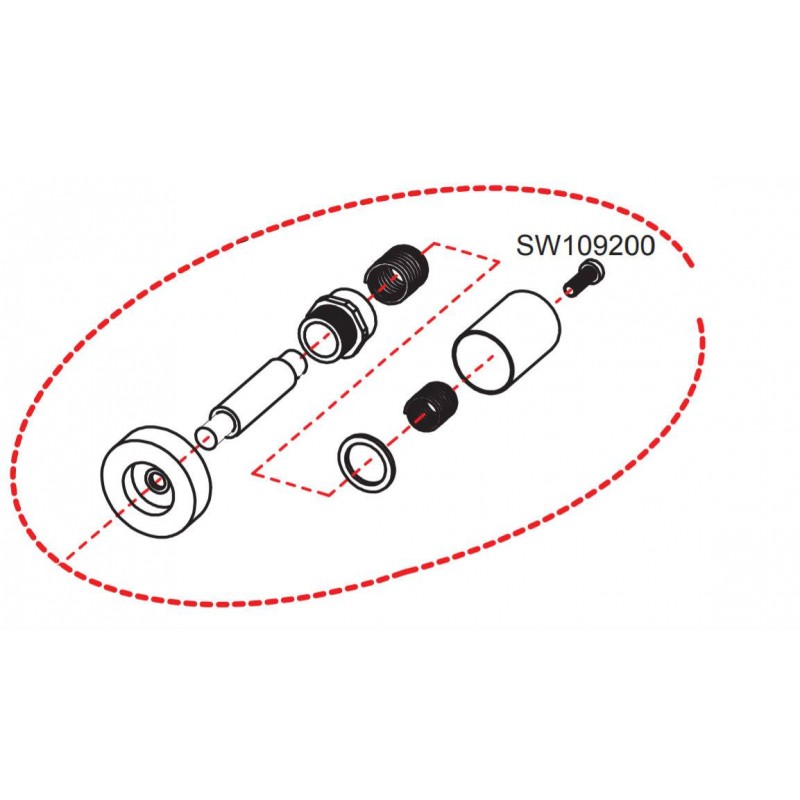 Vis de meule RASOR SW100 réf SW109200