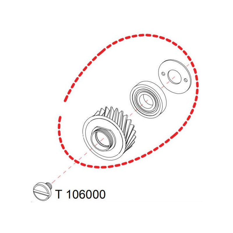 Vis pignon RASOR T106000