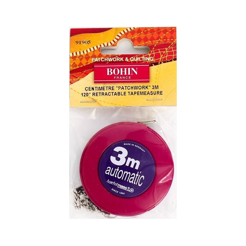 Centimètre de couturière rétractable 3M BOHIN réf 91905