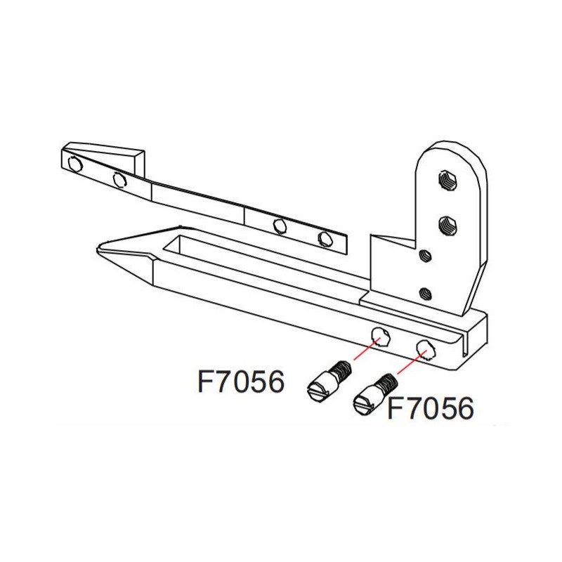 Vis de contre lame OPTIMA702 RASOR réf F7056