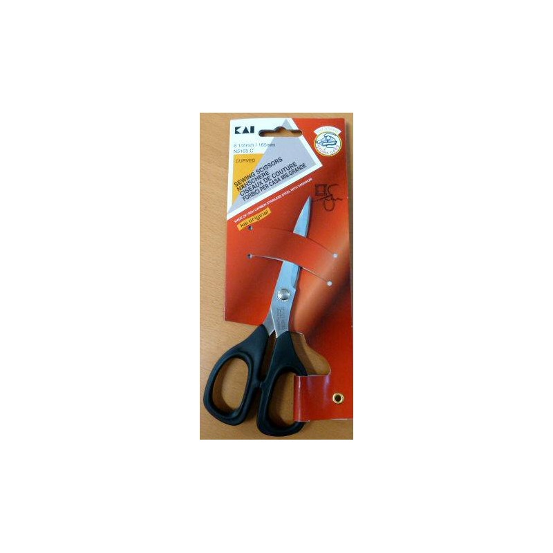 Ciseaux lingère courbé KAI 16.5cm N5165C professionnel