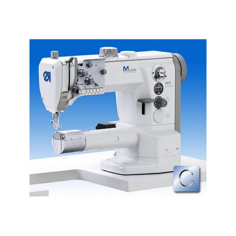DURKOPP ADLER 869-180322 CLASSIQUE Goldline - Machine a coudre gros canon coupe fil FULL OPTIONS (1 ou 2 aiguilles)