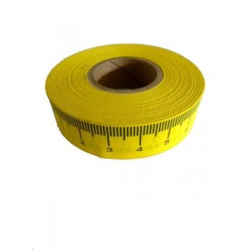 Centimetre adhésif jaune gauche/droite