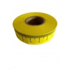 Centimetre adhésif jaune gauche/droite