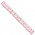 Règle japonaise flexible transparente de 50cm