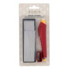 crayon craie porte mine minérale blanche bohin 91489