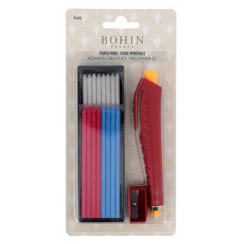 Porte mine craie minérale BOHIN (assortiment) 91493