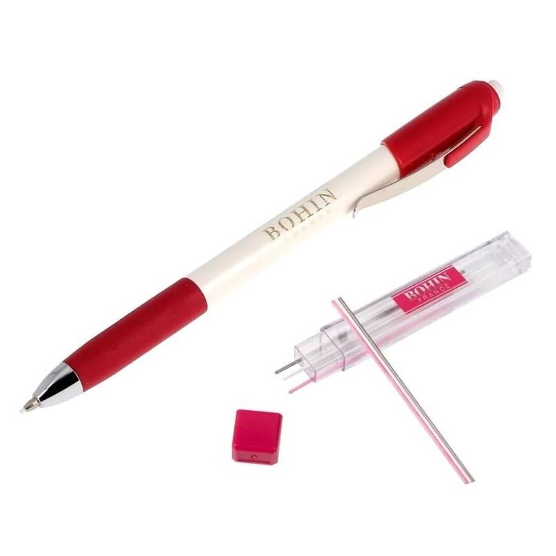 Crayon craie porte mine avec 6 mines de couleur BOHIN 90795