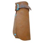 trousse à outils 6 compartiments en croute de cuir