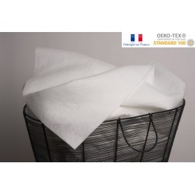 Molleton Polyester "Nuage" (larg : 2.50m) LONGUEUR AU CHOIX