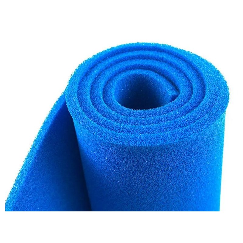 Mousse silicone bleue 10mm (rouleau de 10m)