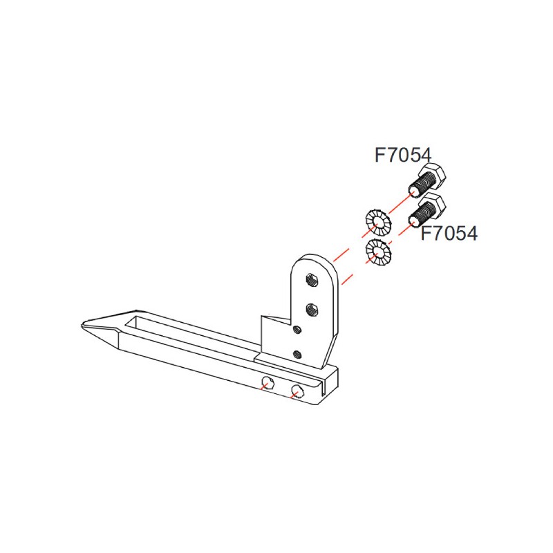 Vis de pied F7054 RASOR Optima et Speedcut