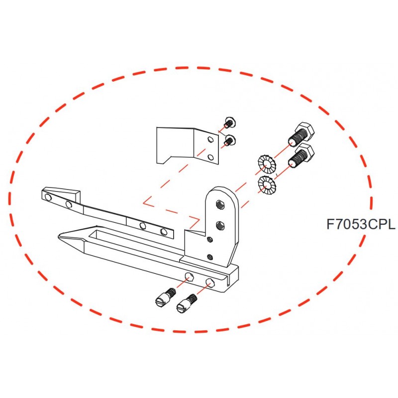 Pied complet RASOR Optima et Speedcut F7053CPL