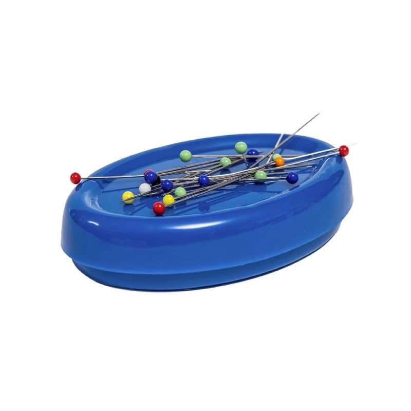 Support a épingles magnétique bleu.