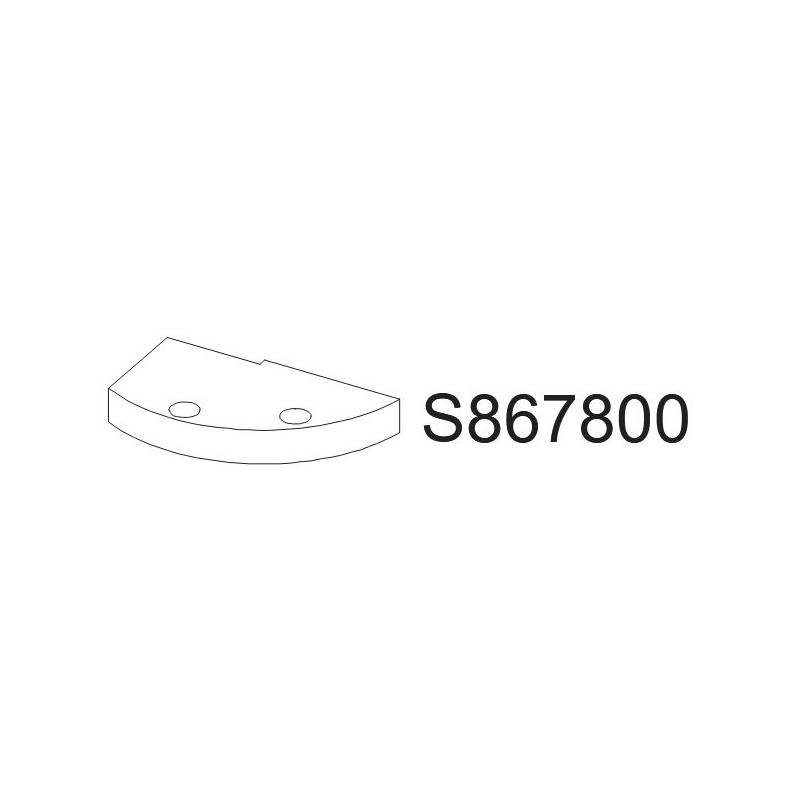 Demi lune RASOR D86 réf S867800