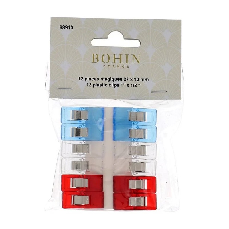 Pinces magiques BOHIN 27x10mm (X12)