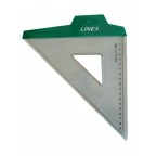 Equerre transparente 20cm 45° bords anti-tâches