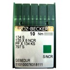 Aiguilles industrielles Groz-Beckert 134 S GEBEDUR tous diamètres (X10 aiguilles)