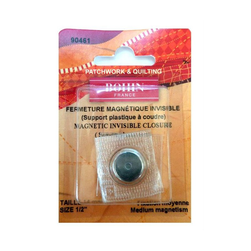 Fermeture magnétique invisible 14mm fixation moyenne