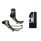 Kit demi-pied presseur/entraineur ADLER 367/467/667/767/867 pour coudre au bord