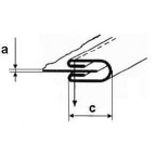 Guide bordeur double rempli sur mesure